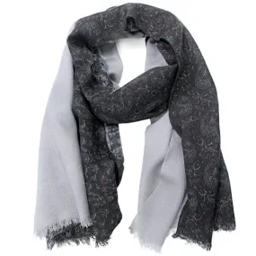 Paisley Print Scarf - Black Combo