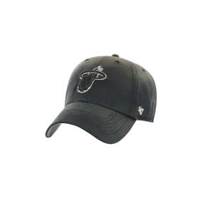 '47 Brand Miami HEAT Black Dusted Cleanup Hat