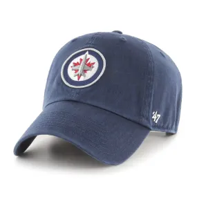 47 Brand NHL Clean Up Adjustable Hat - Winnipeg Jets