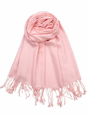 Achillea Blush Pink Pashmina Scarf