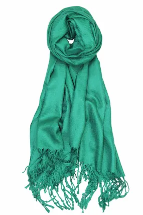 Achillea Pine Green Pashmina Scarf