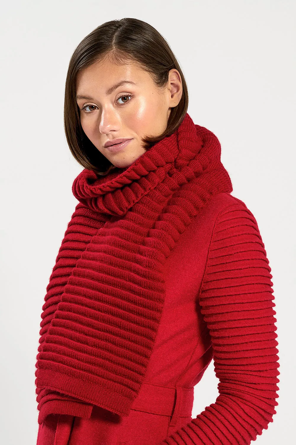 Adult Ribbed Scarf