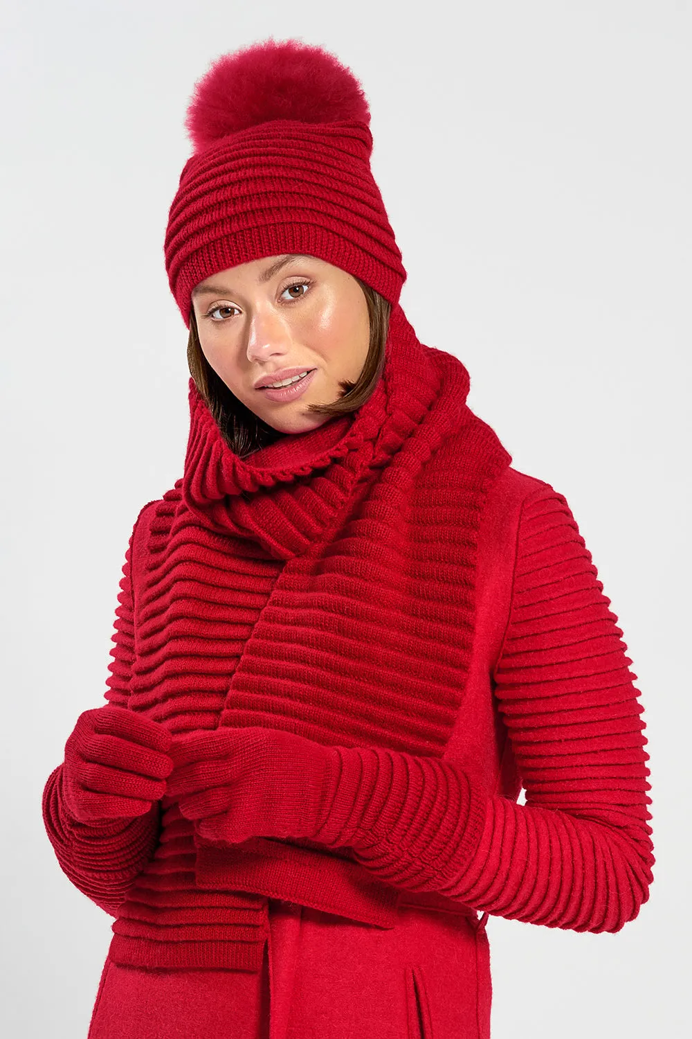 Adult Ribbed Scarf