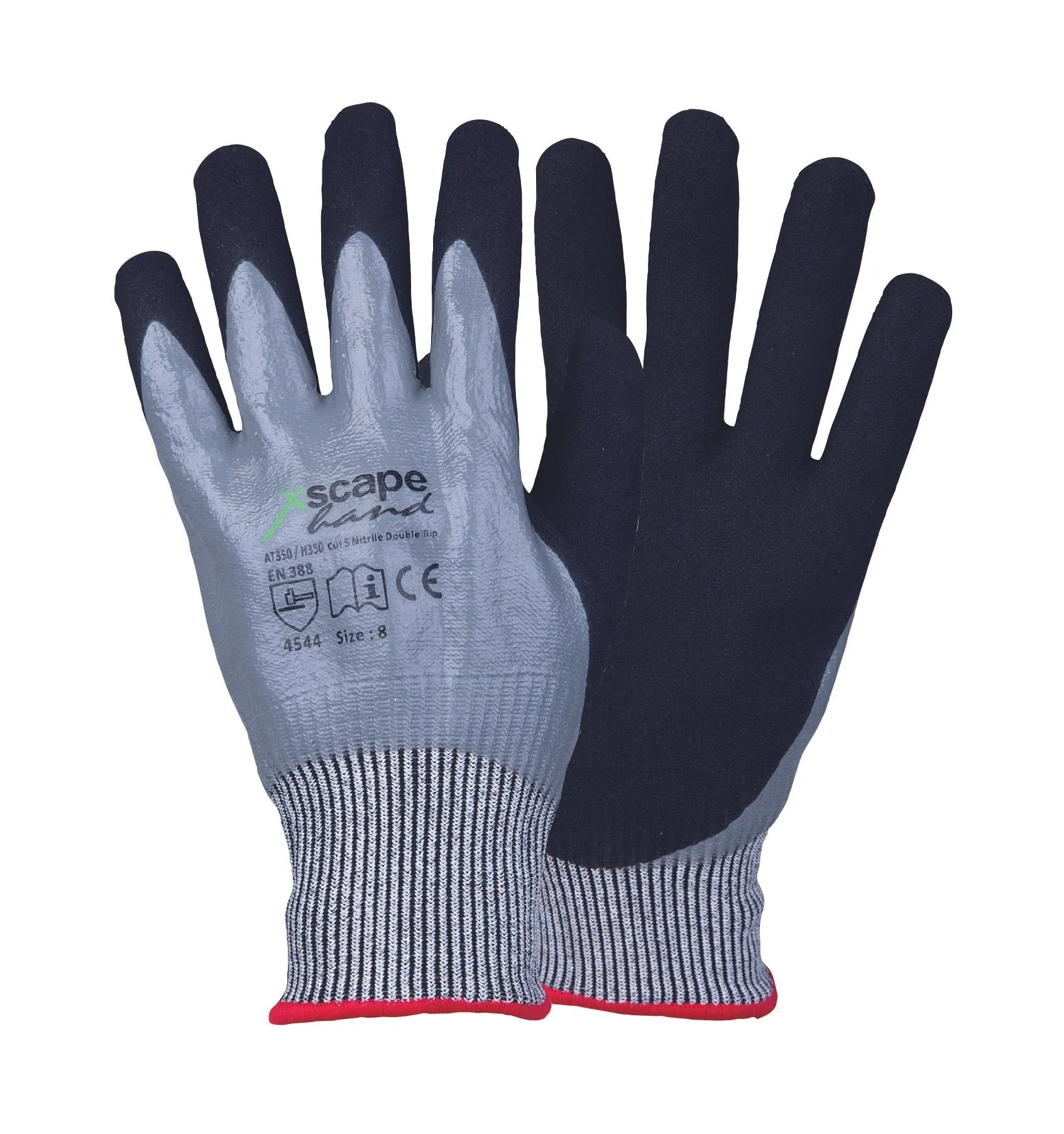 AT350 Double Dipped Nitrile Level Glove