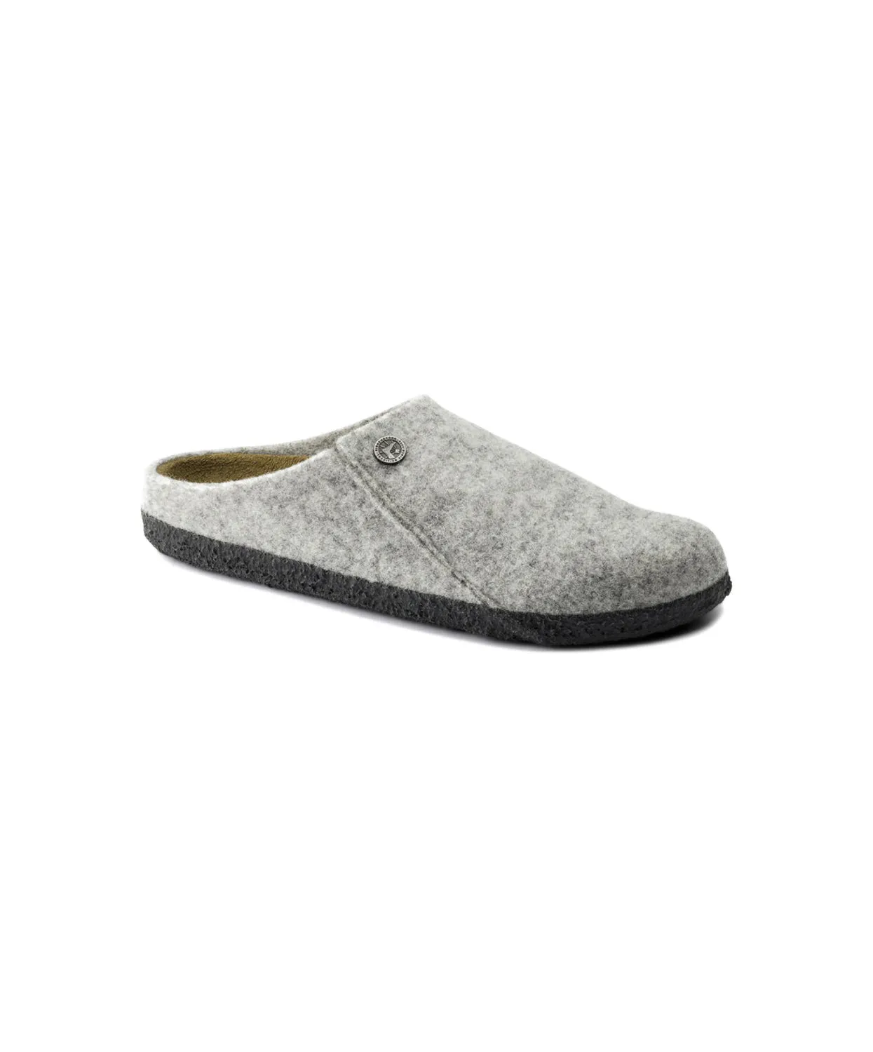 Birkenstock Kids Zermatt Wool Felt Light Grey Clogs