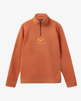 Blåvand 1/2 Zip Fleece - Autumn Leaf