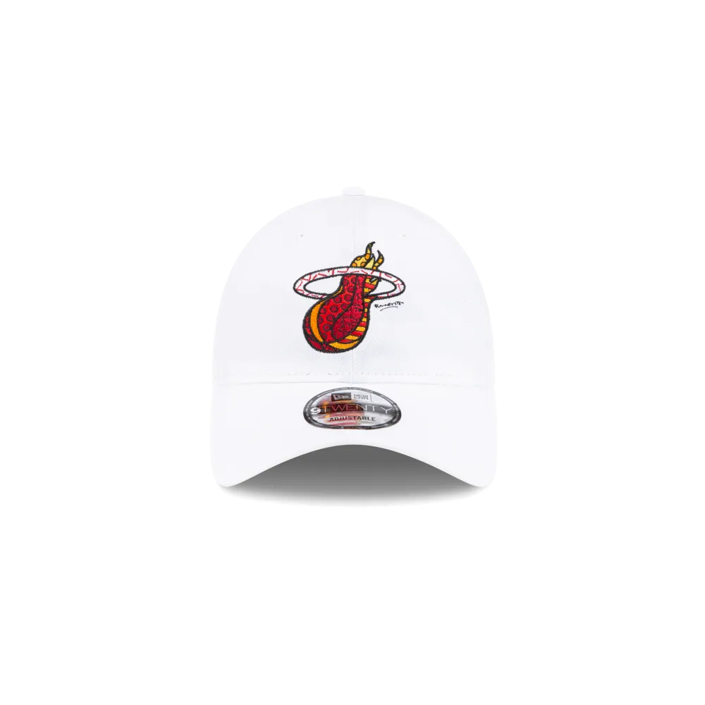 Britto x HEAT Logo White Dad Hat