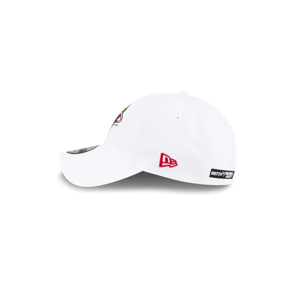 Britto x HEAT Logo White Dad Hat