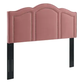 Cecilia Full/Queen Performance Velvet Headboard By Modway - MOD-6309 - Dusty Rose