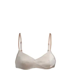 DELICATE SATIN BRA "DELPHINE" IN BLUSH