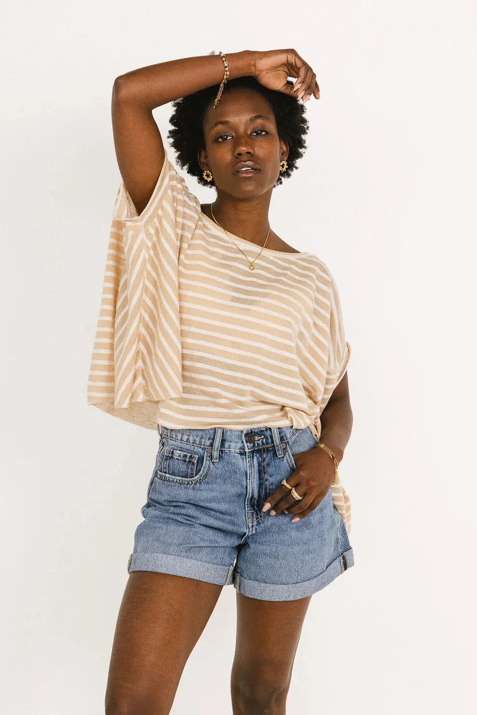 Edie High Rise Denim Shorts - FINAL SALE