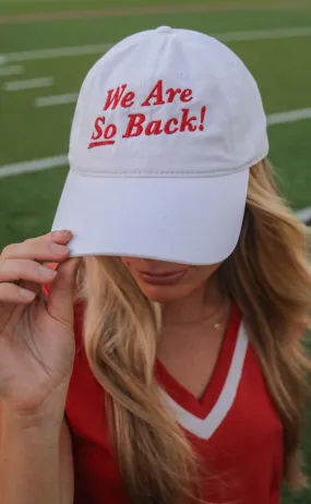 friday   saturday: we are so back hat