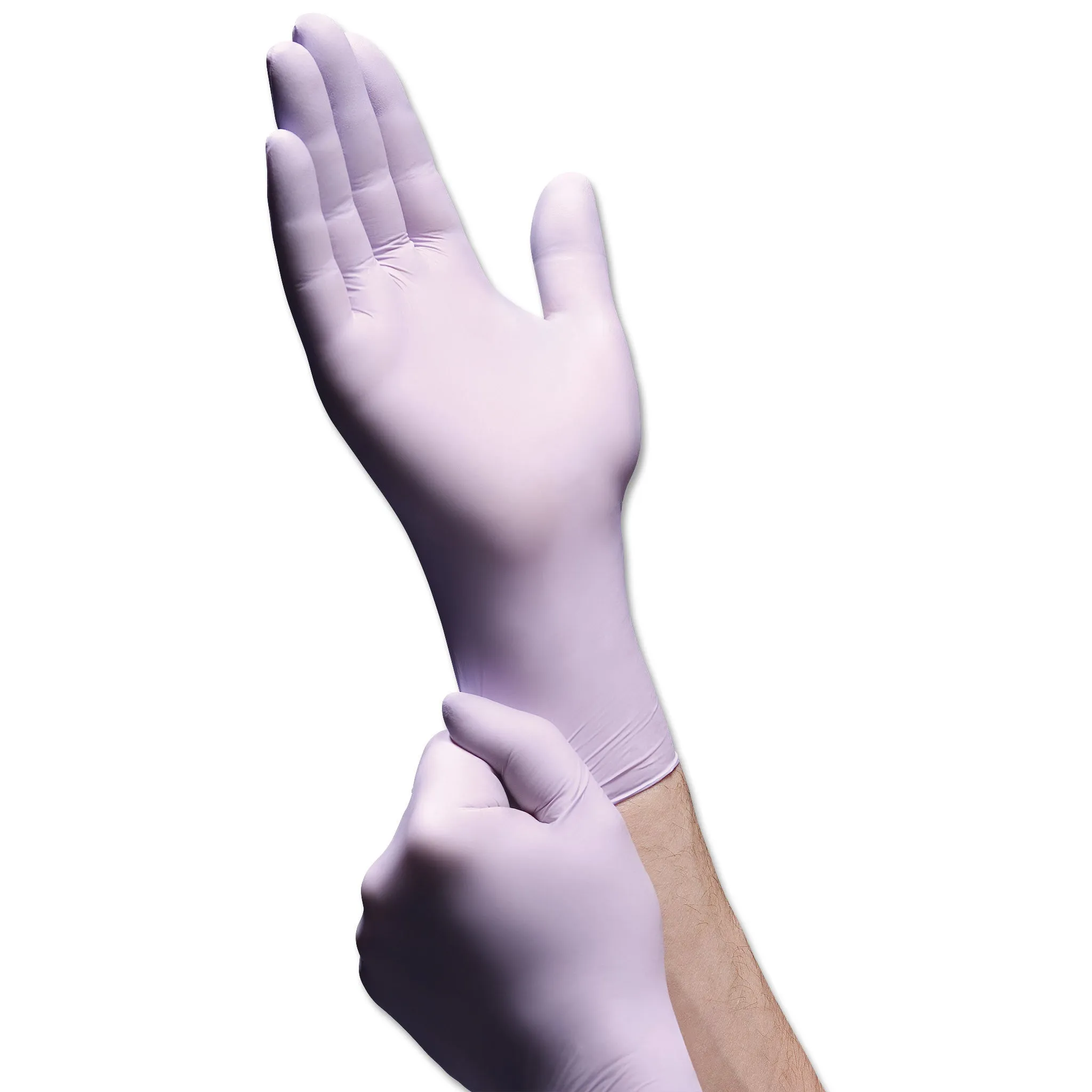 Halyard Lavender Nitrile Gloves PF