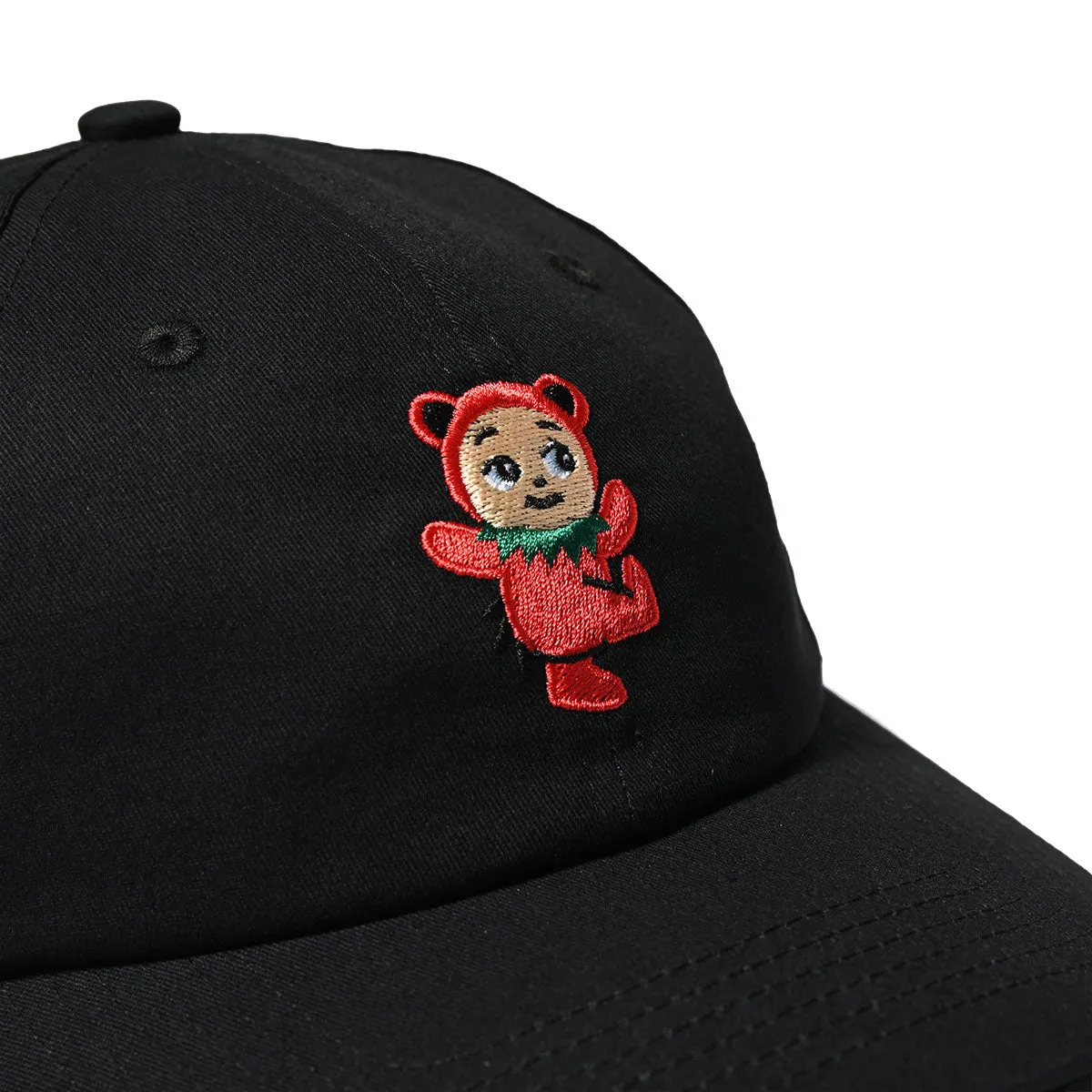 HOMEGAME - BABY DAD CAP BEAR BLACK/RED【HG241419】