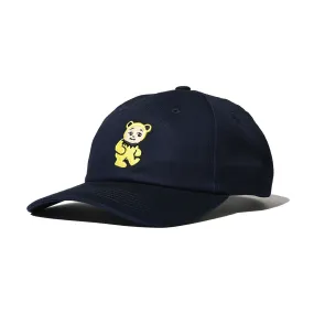 HOMEGAME - BABY DAD CAP BEAR NAVY/YELLOW【HG241419】