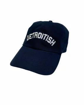 Ink Detroit Detroitish Dad Cap - Navy & White