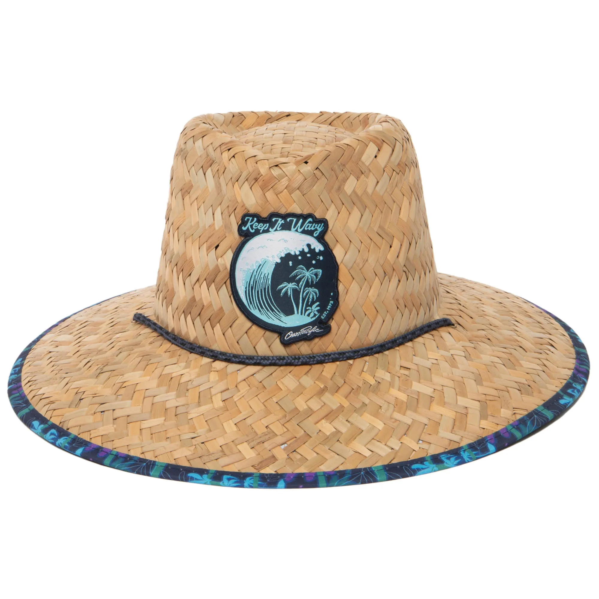 Keep It Wavy - Lifeguard Hat with Color Blast Print by Ocean Pacific