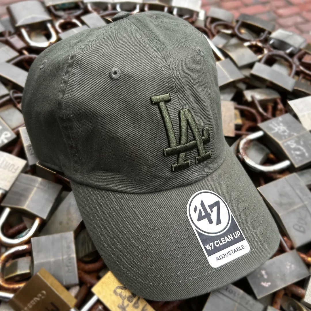 Los Angeles Dodgers MLB Tonal Clean Up Cap (Moss Green)