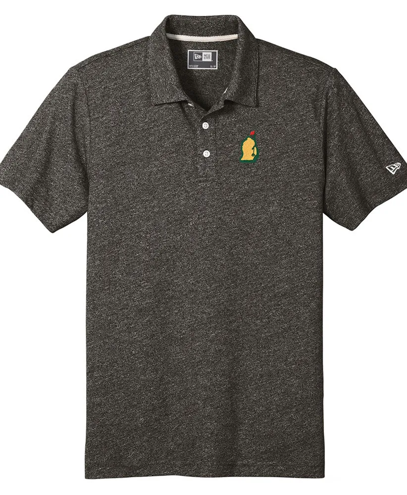 Optimized Title: Stylish Mitten-Printed Flag Twist Polo for Men