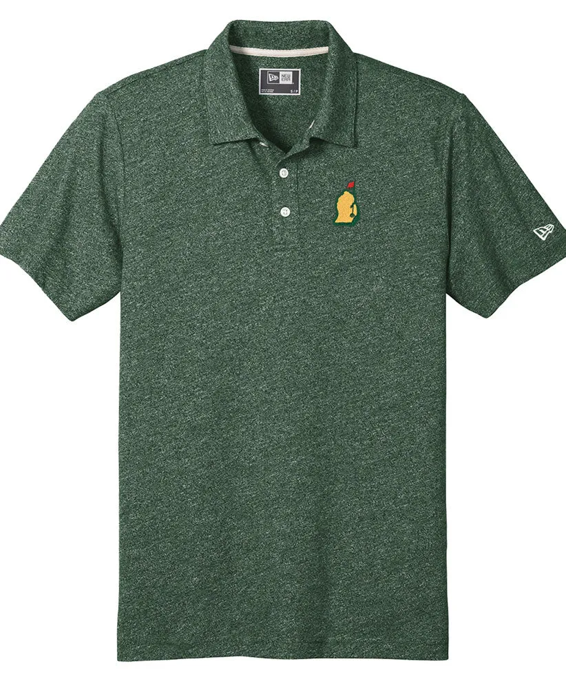 Optimized Title: Stylish Mitten-Printed Flag Twist Polo for Men