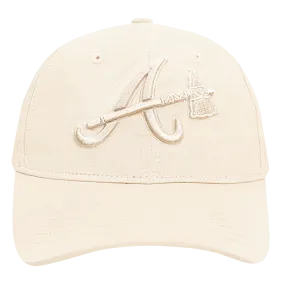 MLB ATLANTA BRAVES NEUTRAL MEN'S DAD HAT (EGGSHELL)