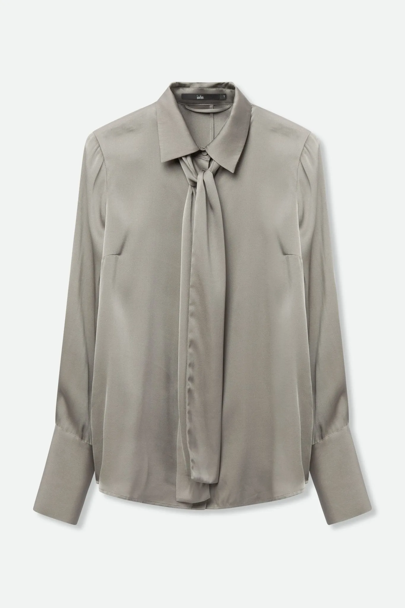 RENEE TIE DETAIL BLOUSE IN STRETCH SILK GEORGETTE