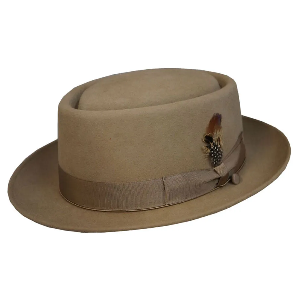 Selentino Oak Porkpie Felt Hat