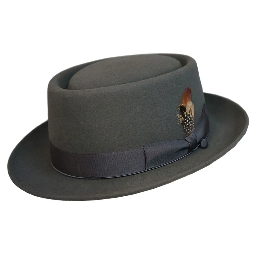 Selentino Oak Porkpie Felt Hat