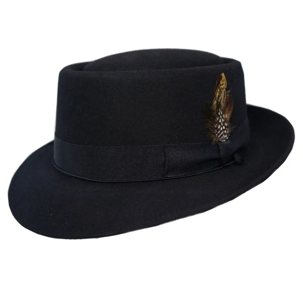 Selentino Oak Porkpie Felt Hat