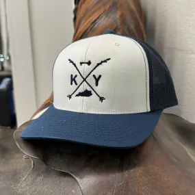 The Logo Trucker (Navy/White)